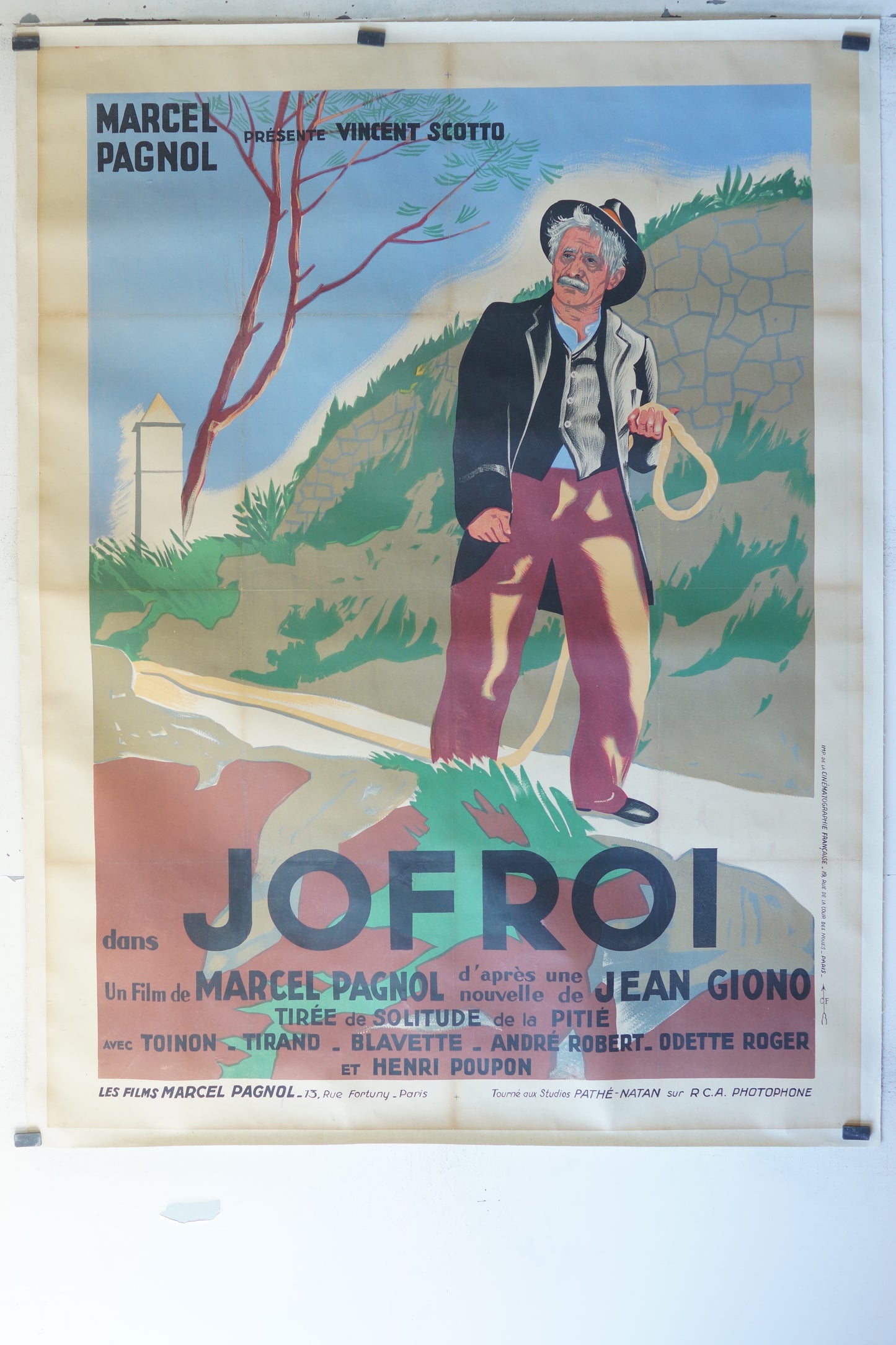 JOFROI, 120X160, AFFICHE ENTOILÉE.