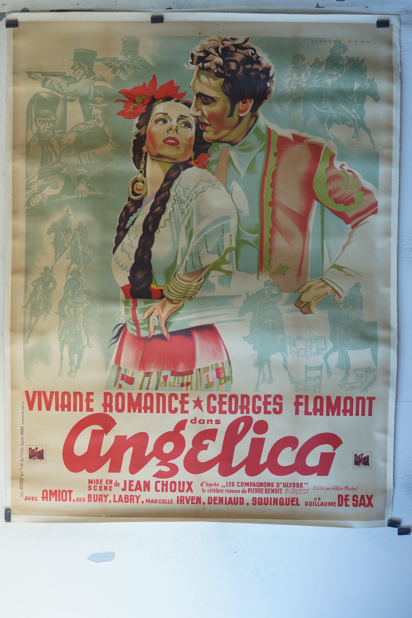 ANGÉLICA, VIVIANE ROMANCE, 120X160 CM, AFFICHE ENTOILÉE VIVIANE ROMANCE