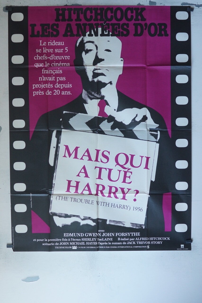 MAIS QUI A TUÉ HARRY ?ORIGINAL 120x160 HITCHCOCK ALFRED