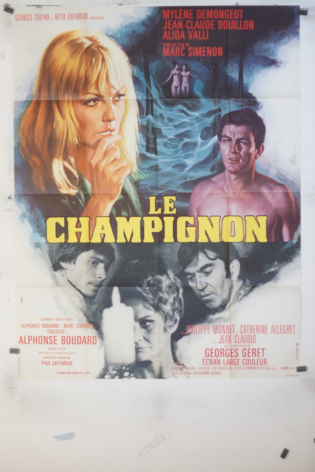 CHAMPIGNON (LE) movie poster ORIGINAL 120x160, Mylène Demongeot