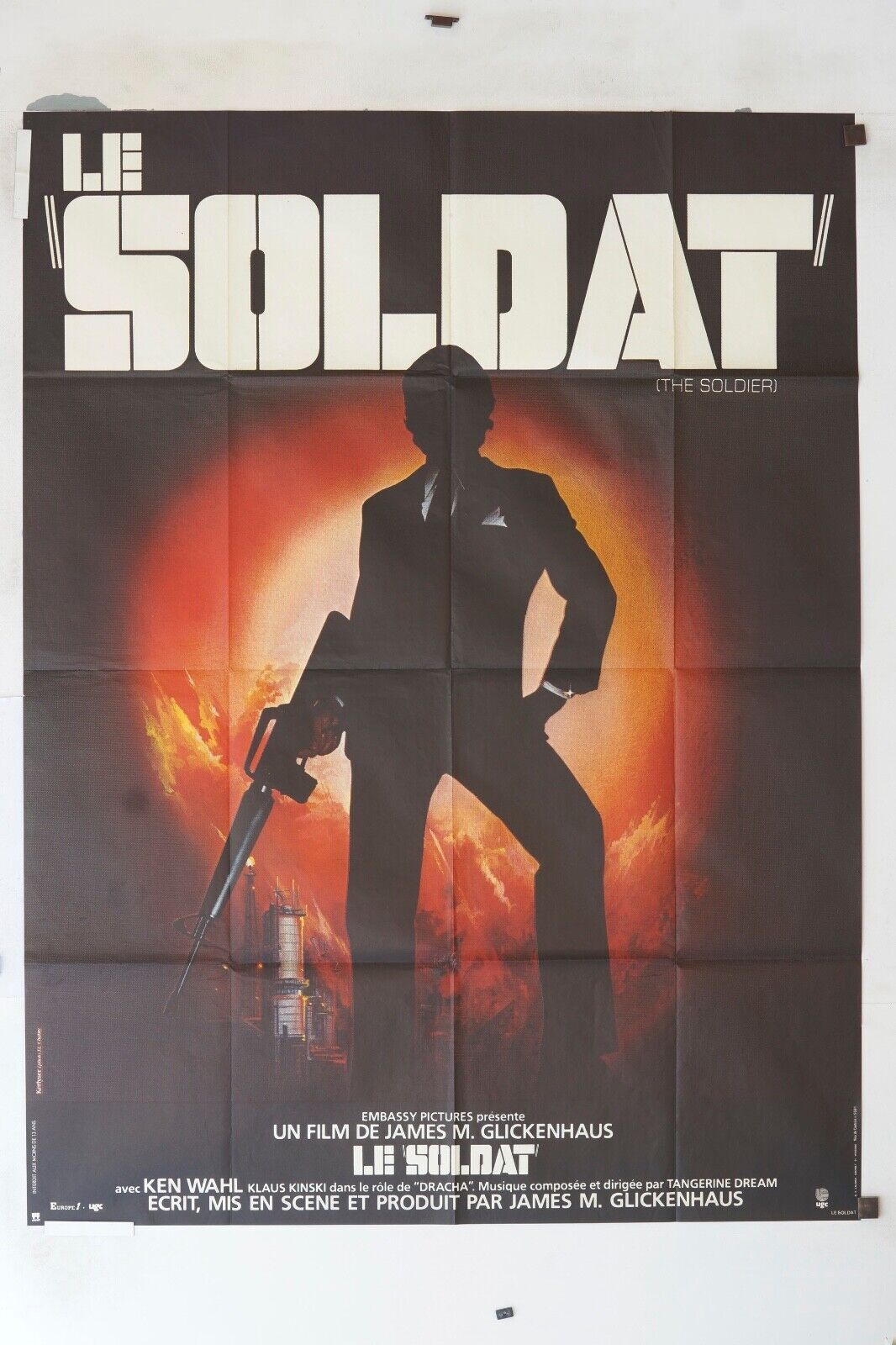 LE SOLDAT ORIGINAL MOVIE POSTER 120x160