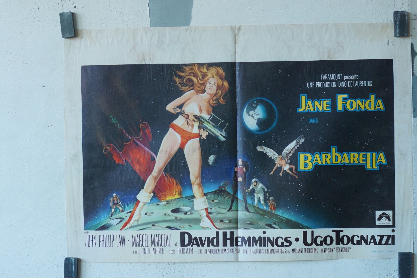 BARBARELLA POSTER ORIGINAL 37X54 JANE FONDA