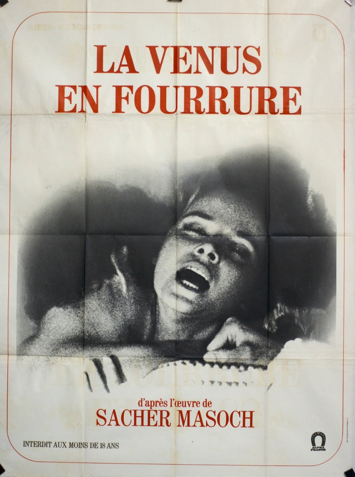 LA VENUS EN FOURRURE SACHER MASOCH MOVIE POSTER ORIGINAL 120x160