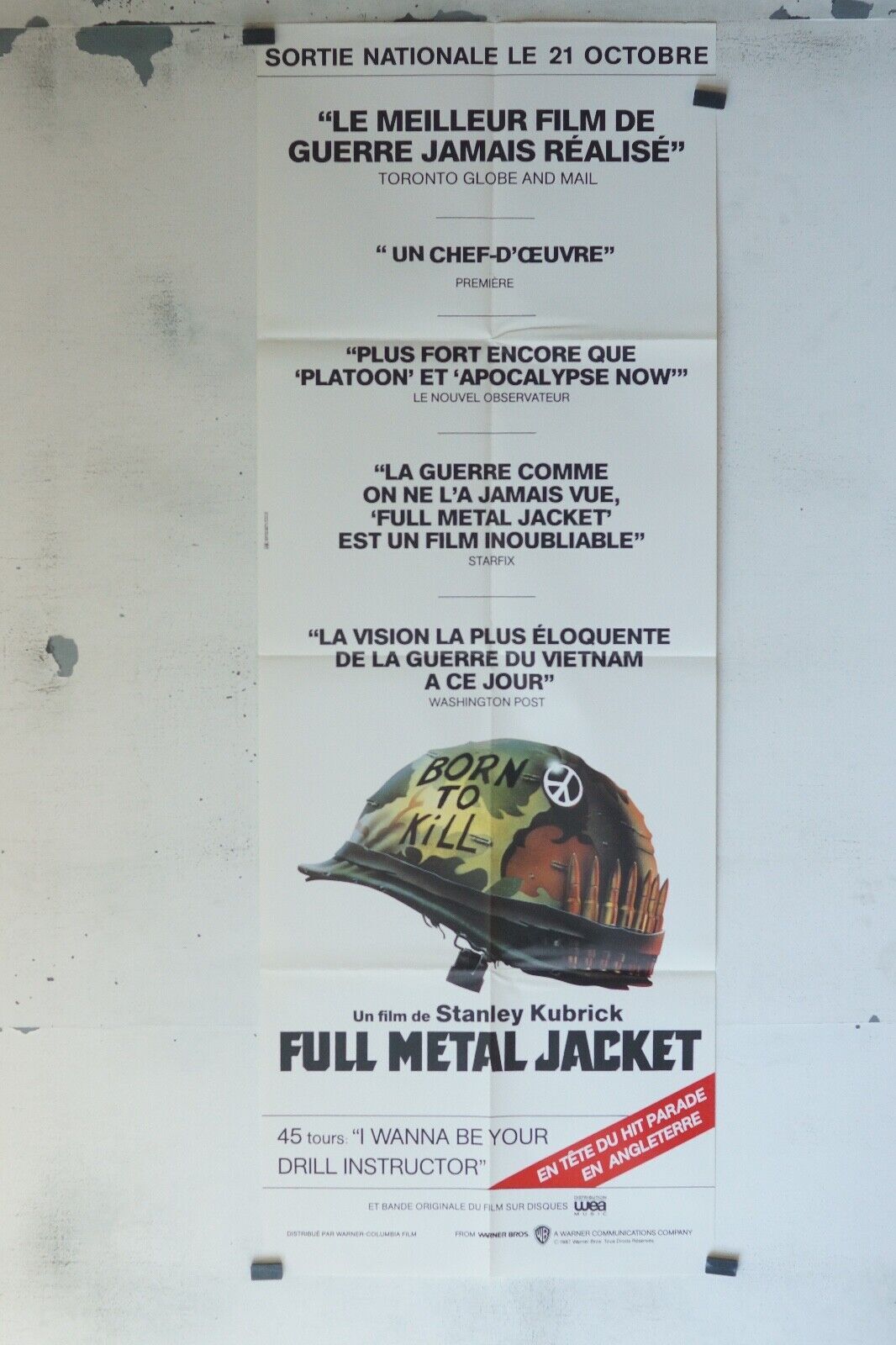 FULL MÉTAL JACKET ORIGINAL POSTER (60X160) STANLEY KUBRICK