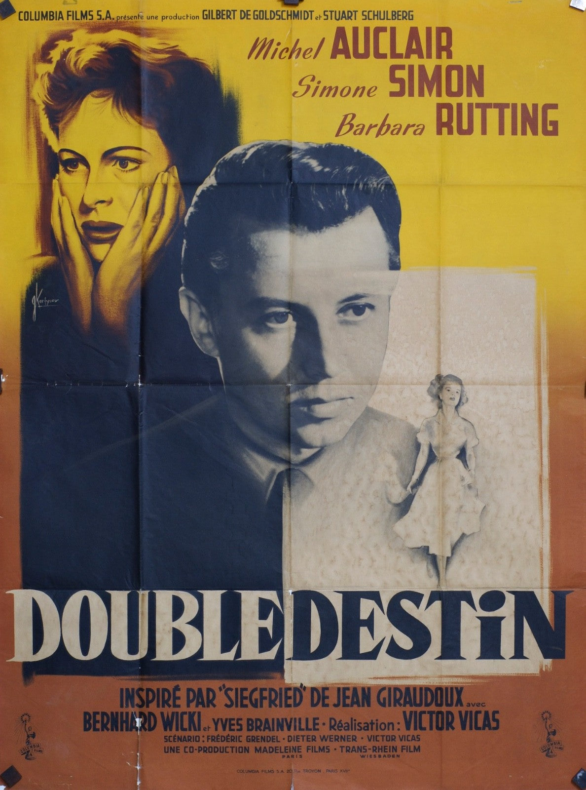 DOUBLE DESTIN MICHEL AUCLAIR ORIGINAL MOVIE POSTER 120x160