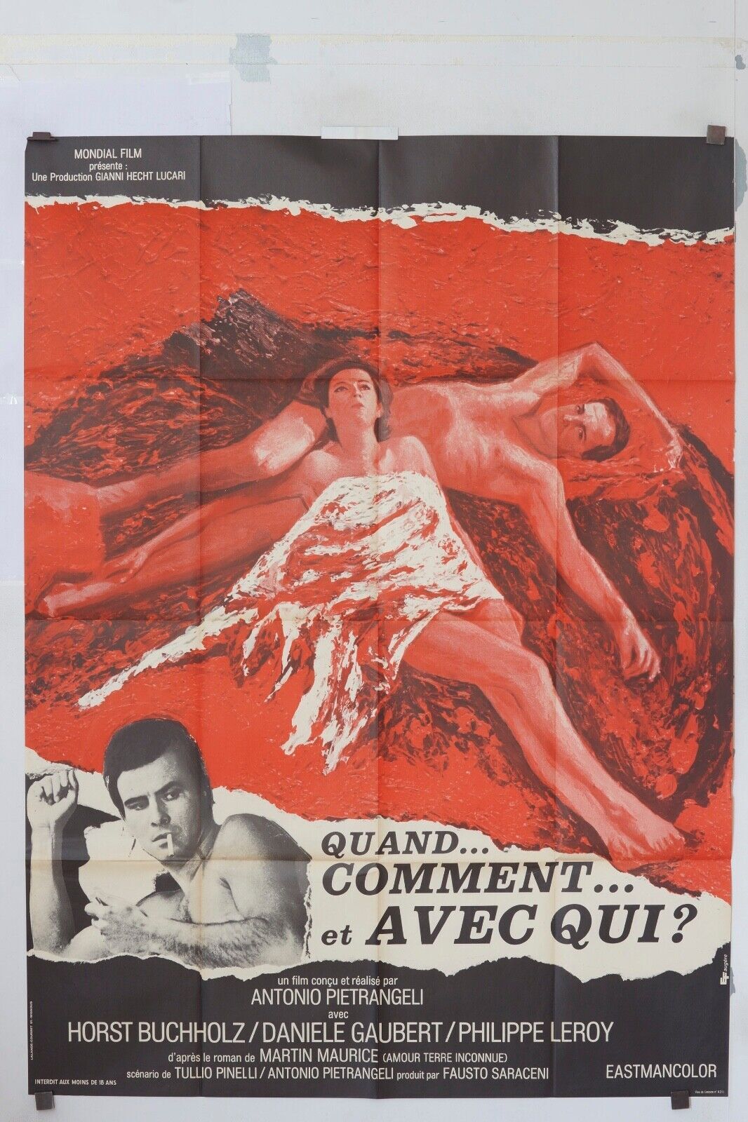 QUAND…COMMENT ET AVEC QUI ? MOVIE POSTER ORIGINAL 120x160 HORST BUCHHOLZ