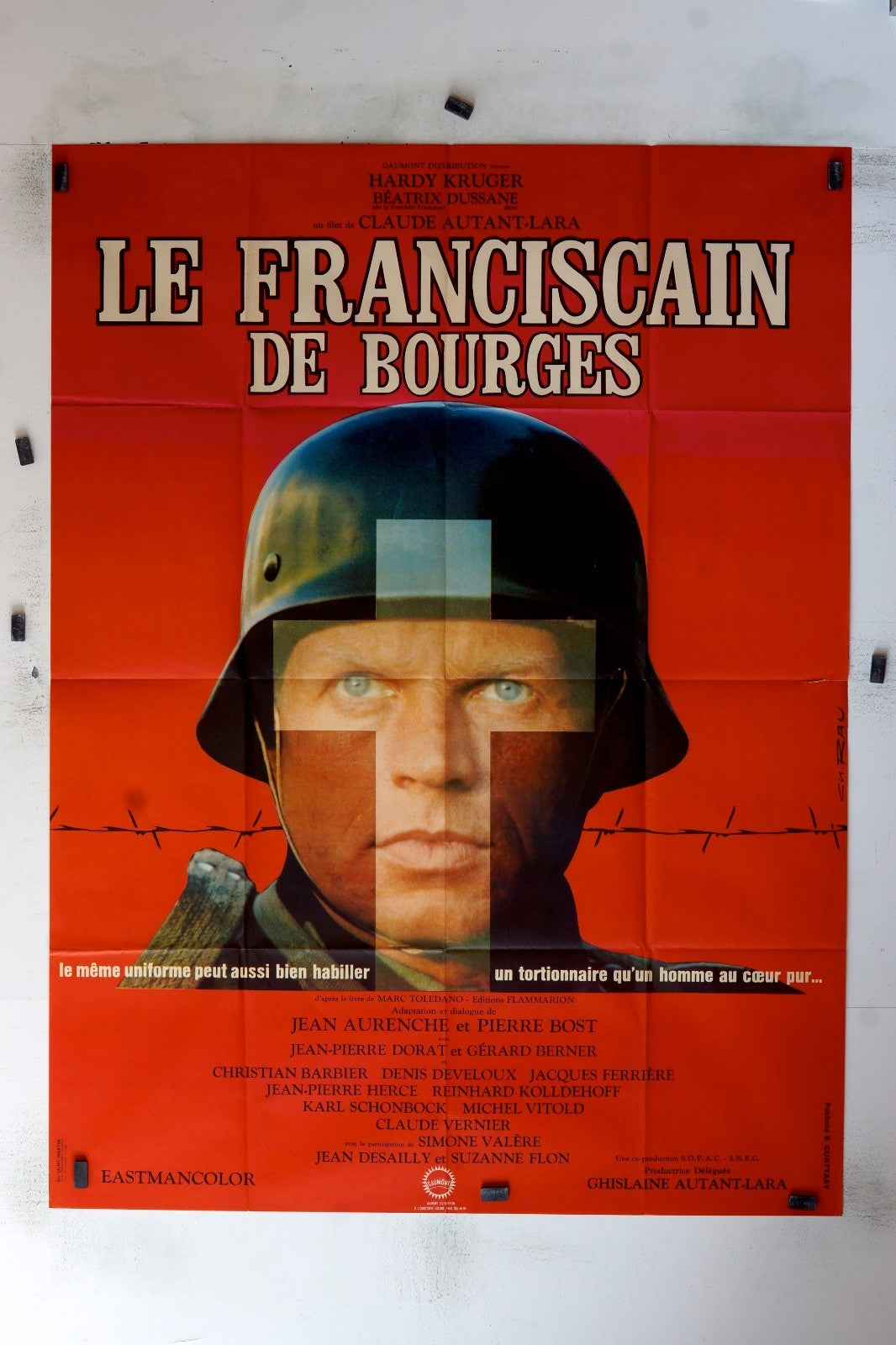 LE FRANCISCAIN DE BOURGES, CHRISTIAN BARBIER, MOVIE POSTER ORIGINAL (120x160)
