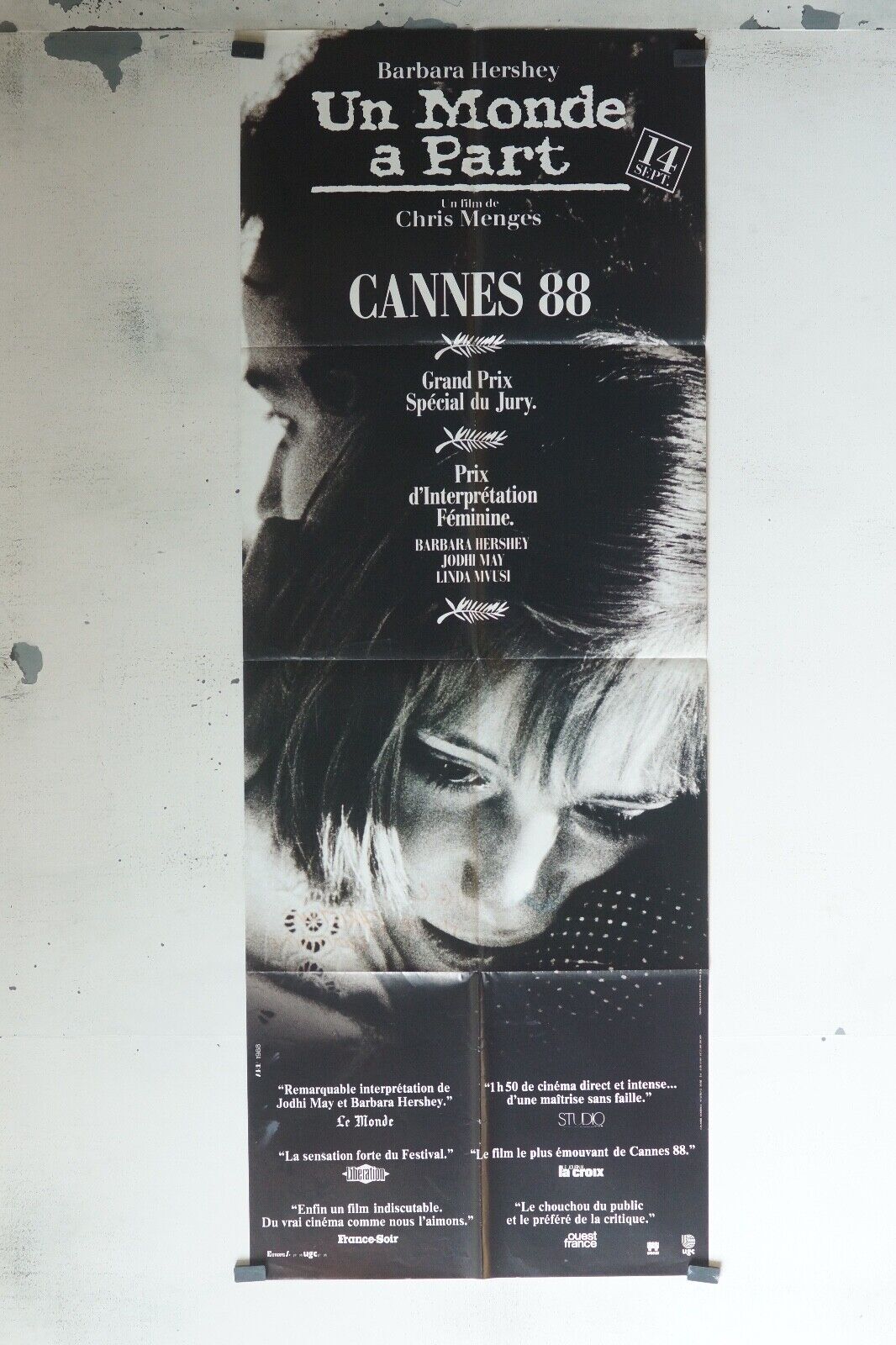 UN MONDE À PART POSTER ORIGINAL 60x160 CHRIS MENGES