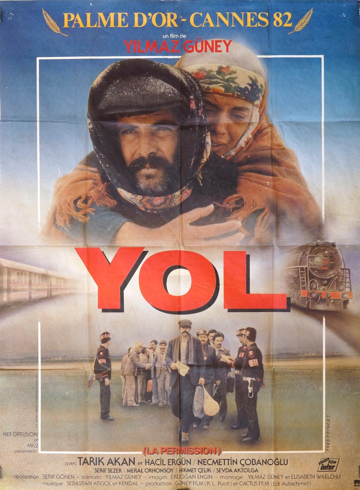 YOL YIMAZ GUNEY MOVIE POSTER ORIGINAL 120x160