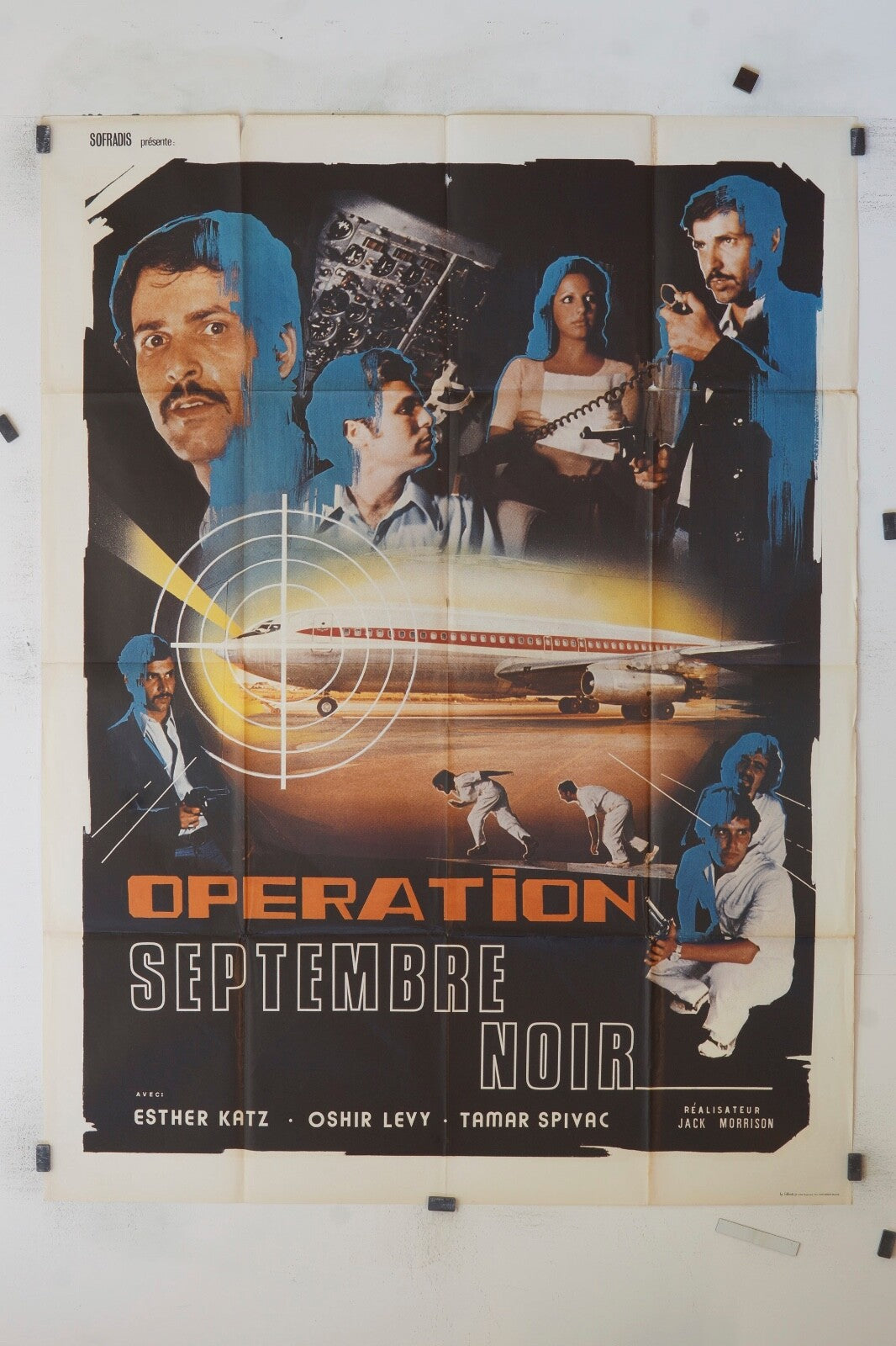 OPÉRATION SEPTEMBRE NOIR ETHER KATZ ORIGINAL MOVIE POSTER 120X160