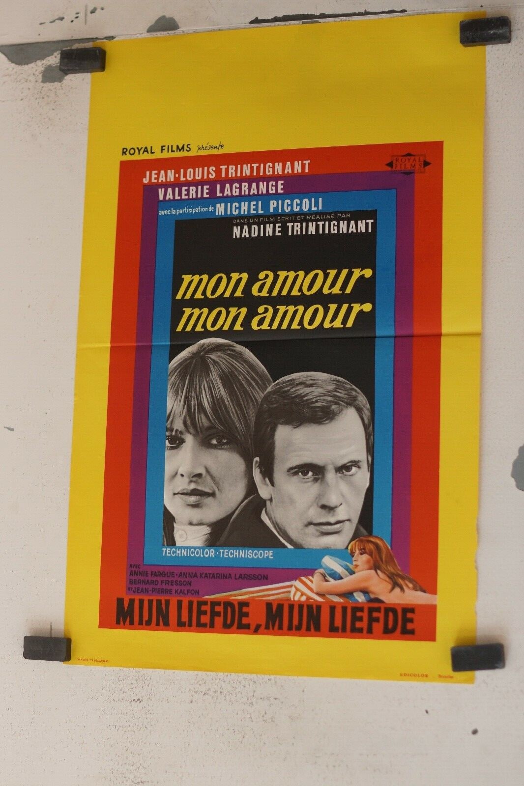 MON AMOUR MON AMOUR (Belgian) ORIGINAL 30x55