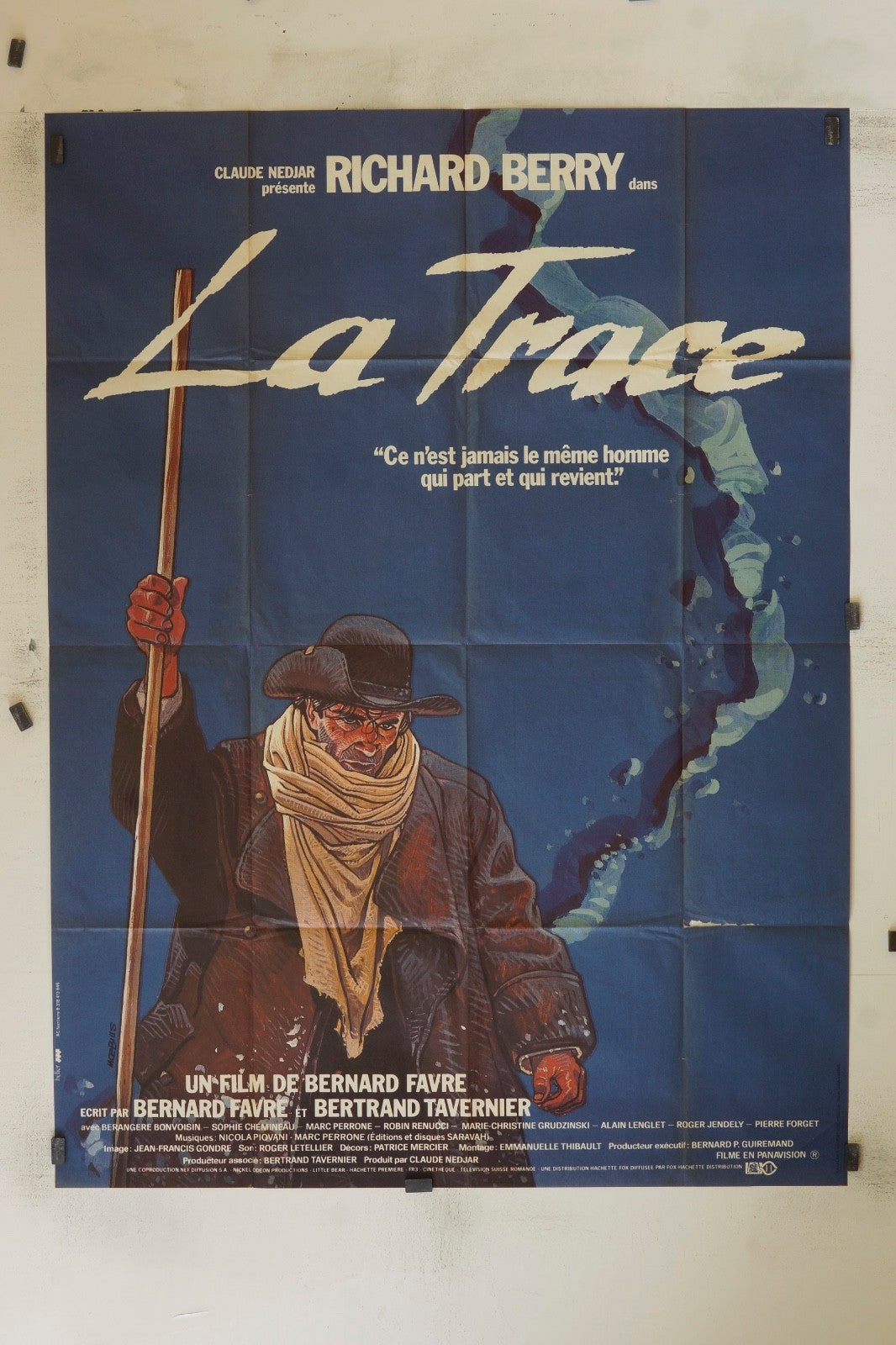 LA TRACE RICHARD BERRY MOVIE POSTER ORIGINAL 120x160