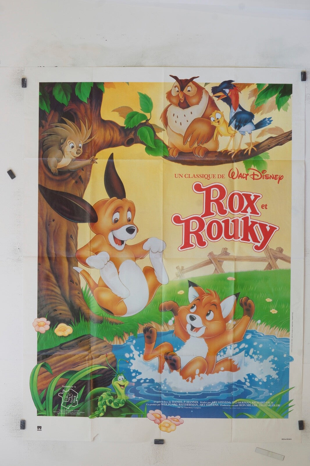 ROX ET ROUKY WALT DISNEY ORIGINAL 120x160