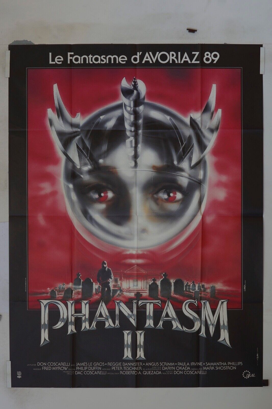 PHANTASM II MOVIE POSTER ORIGINAL 120x160 JAMES LE GORS