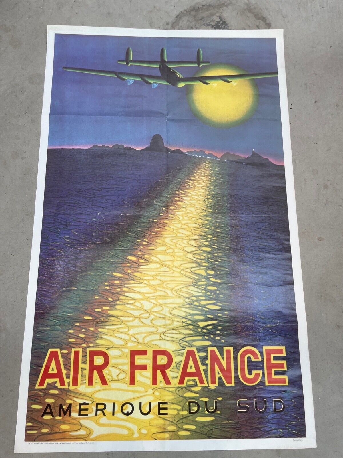 AIR FRANCE AMERIQUE DU SUD (70X100) ORIGINAL MOVIE POSTER