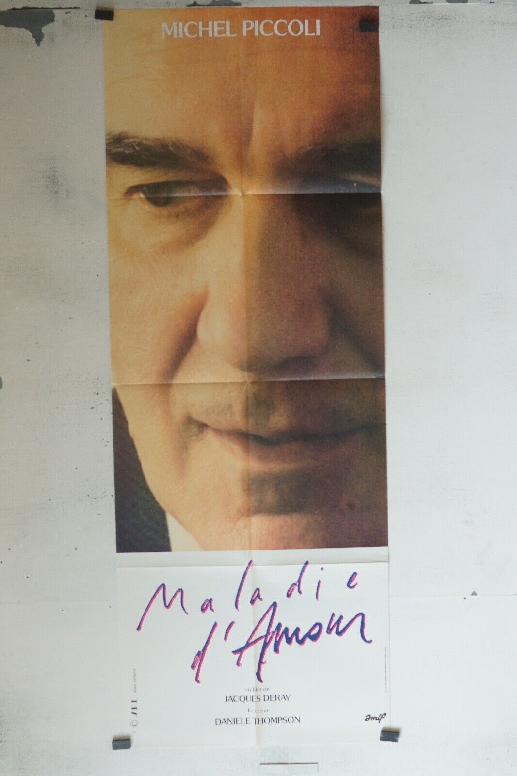 MALADIE D’AMOUR MOVIE POSTER ORIGINAL 60x160 MICHEL PICCOLI