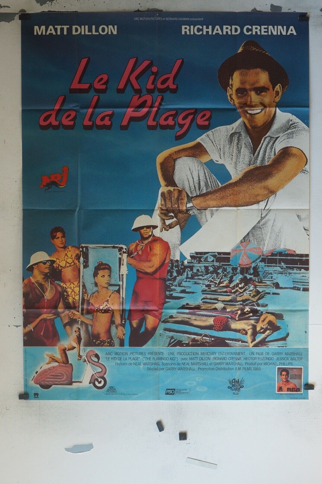 LE KID DE LA PLAGE MOVIE POSTER ORIGINAL (120x160) MATT DILON