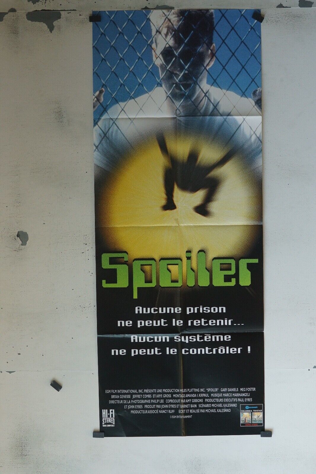 SPOILER MOVIE POSTER ORIGINAL 60x160 MEG FOSTER