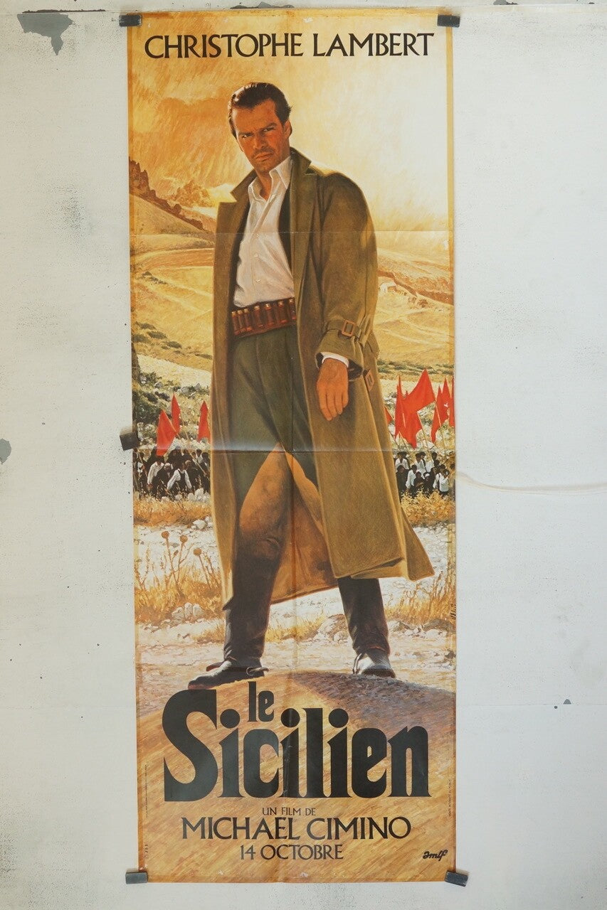 LE SICILEN POSTER ORIGINAL 60x160 CHRISTOPHE LAMBERT
