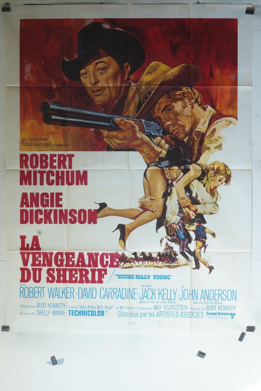 VENGEANCE DU SHERIF (LA) movie poster ORIGINAL 120x160 Robert Mitchum ,