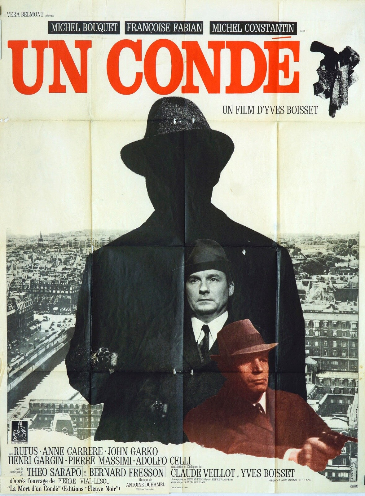 UN CONDÉ MOVIE POSTER ORIGINAL 120x160 YVES BOISSET