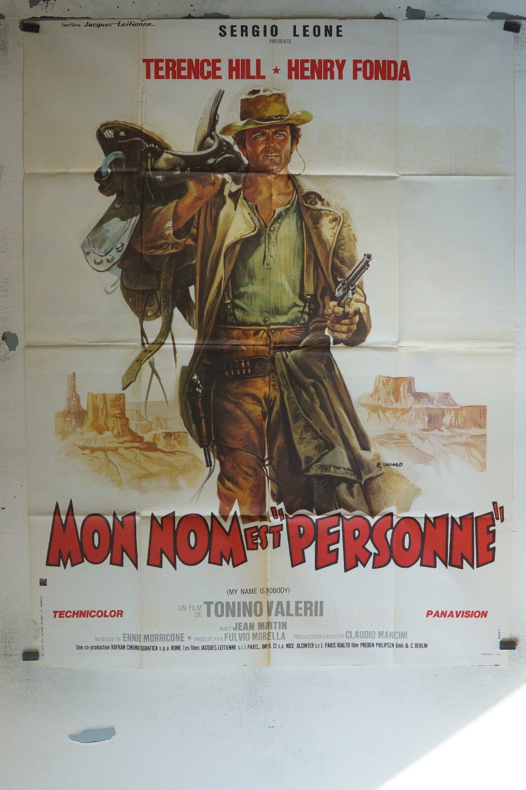 MON NOM EST PERSONNE MOVIE POSTER ORIGINAL 120x160 TERENCE HILL