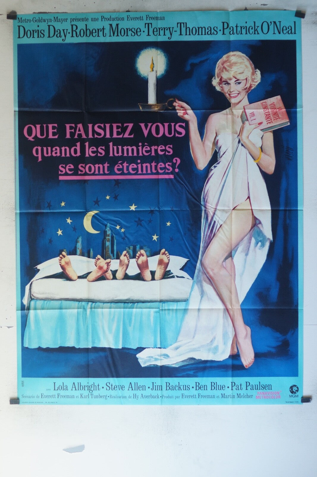 QUE FAISIEZ VOUS QUAND LES LUMIERES SE SONT ETEINT ORIGINAL MOVIE POSTER120x160