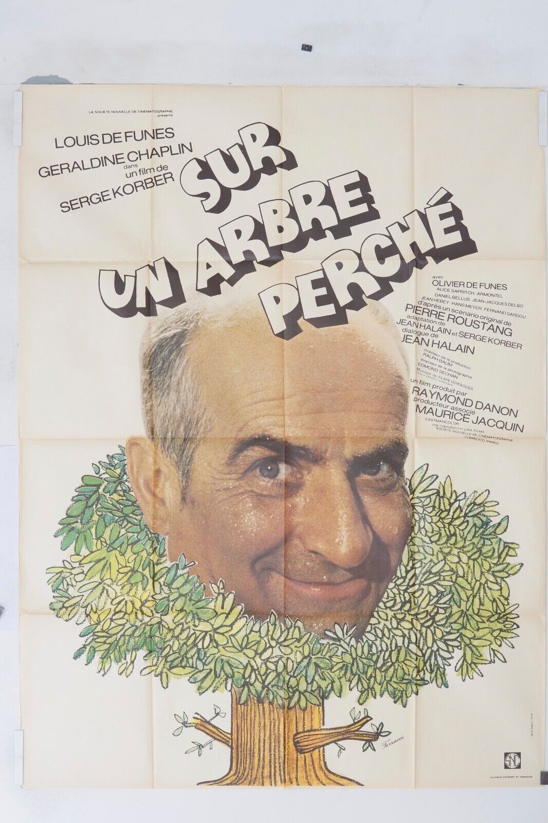 SUR UN ARBRE PERCHÉ MOVIE POSTER ORIGINAL 120x160 VIRNA LISA