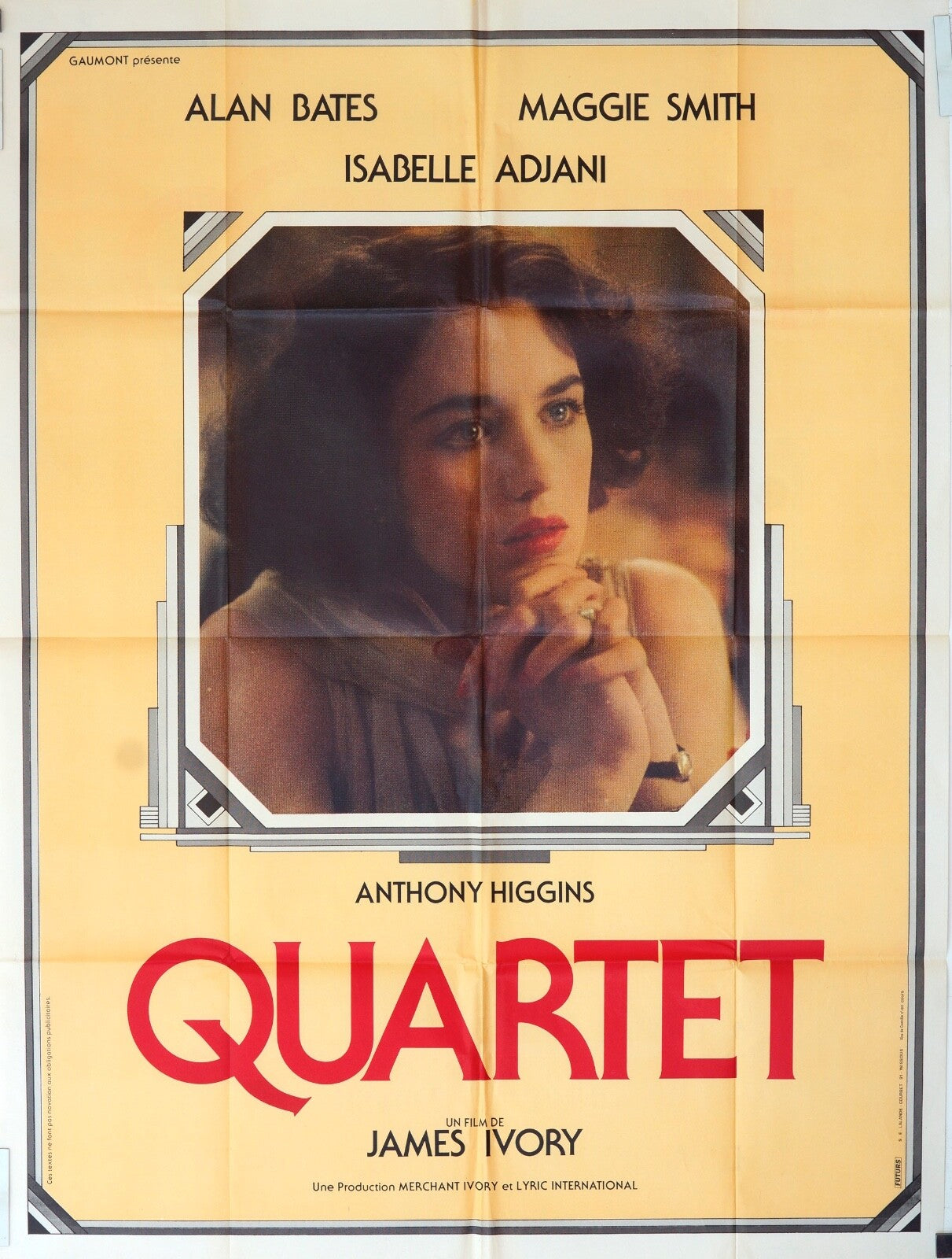 QUARTET MOVIE POSTER ORIGINAL 120x160 MICHEL GALABRU