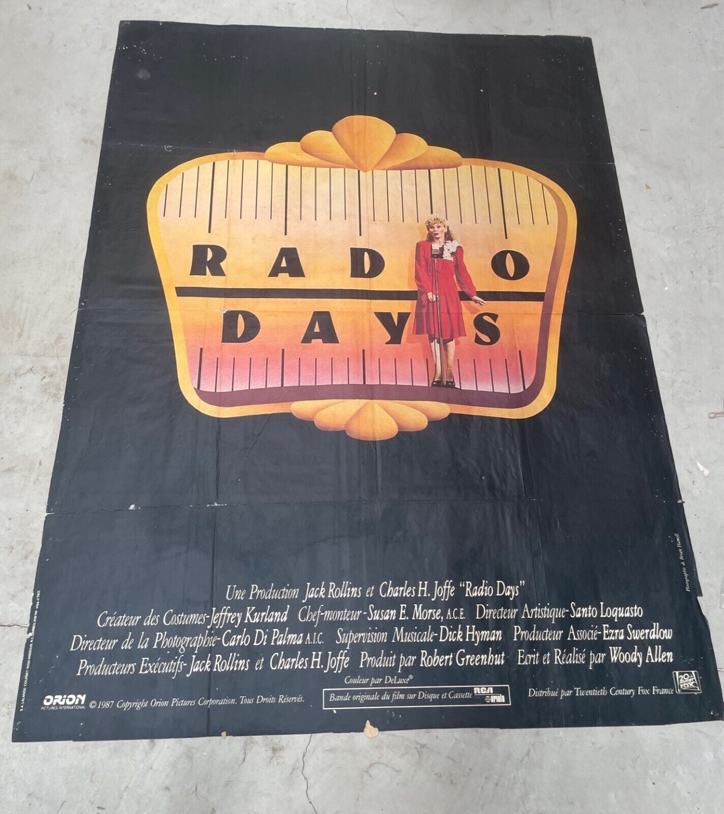 RADIO DAYS ORIGINAL 120x160 JACK ROLLINS