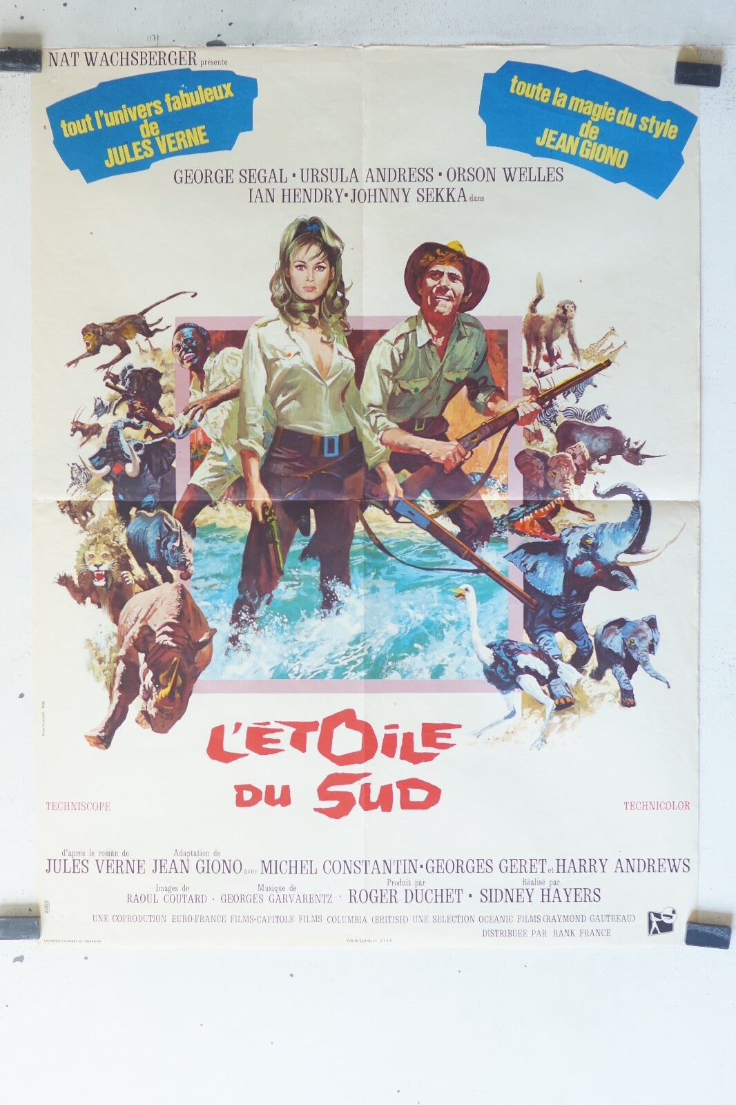 ETOILE DU SUD (L’) MOVIE POSTER ORIGINAL (60X80) Georges Segal , Ursula andress