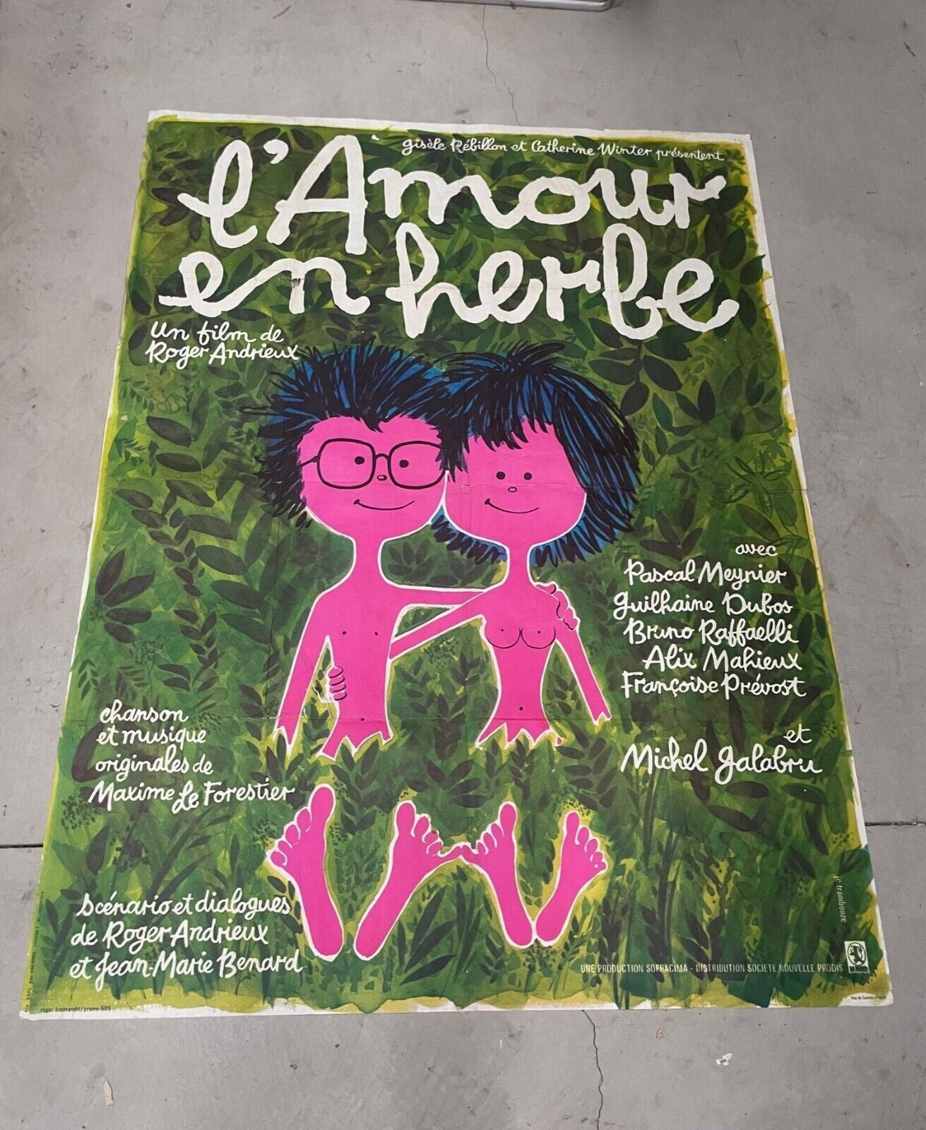 L’AMOUR EN HERBE ORIGINAL (120X160) PASCALE MEYNIER
