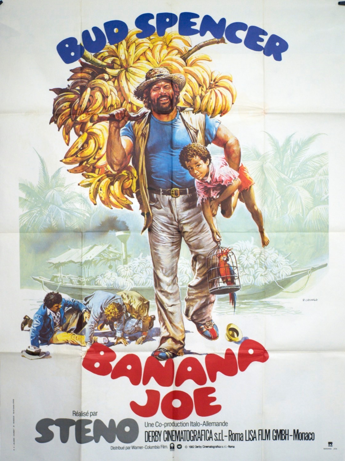 BANANA SPENCER BANANA JOE POSTER ORIGINAL 120x160 BANANA JOE