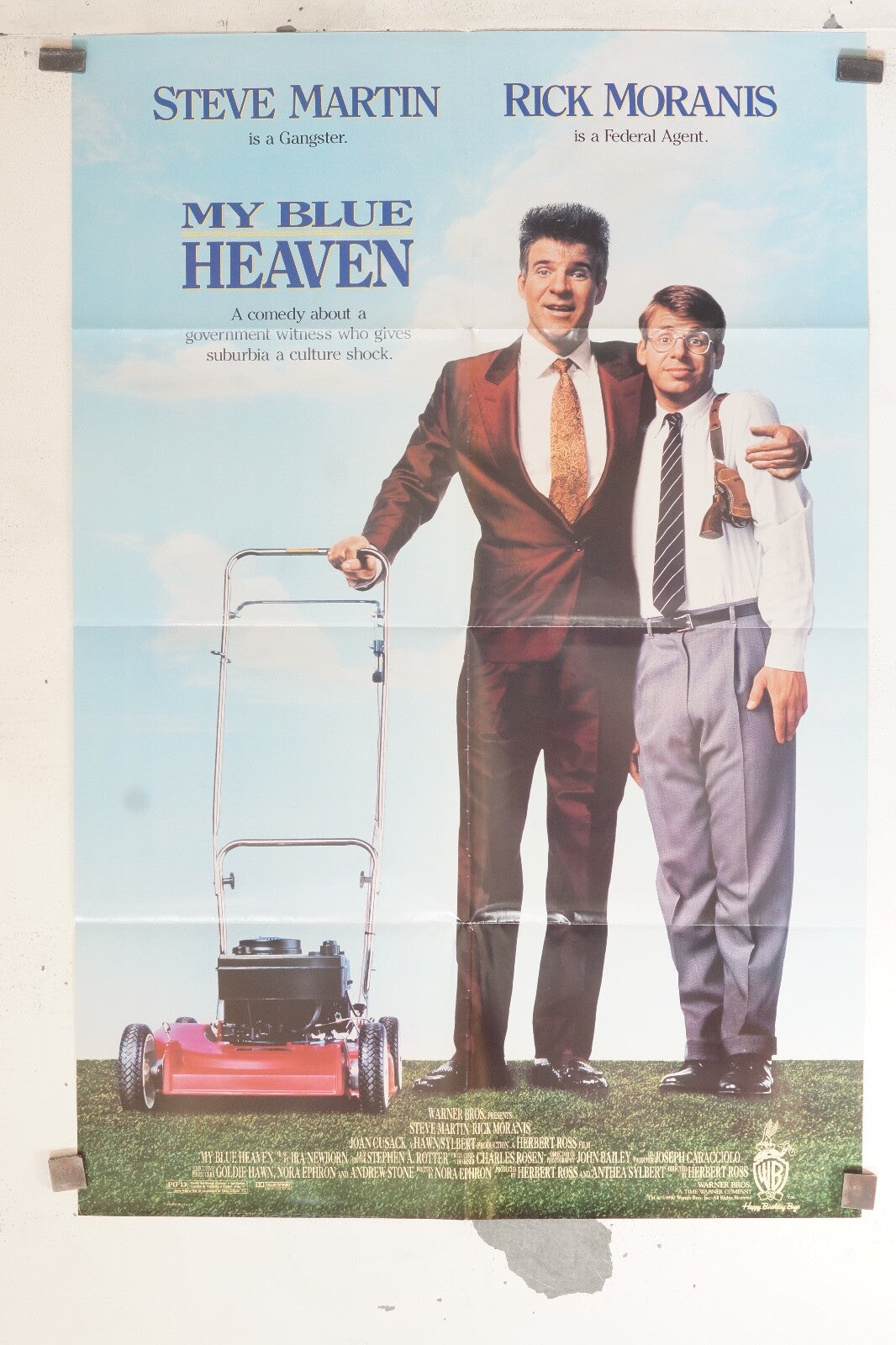 MY BLUE HEAVEN MOVIE POSTER ORIGINAL (69x103),Steve Martin, Rick Moranis
