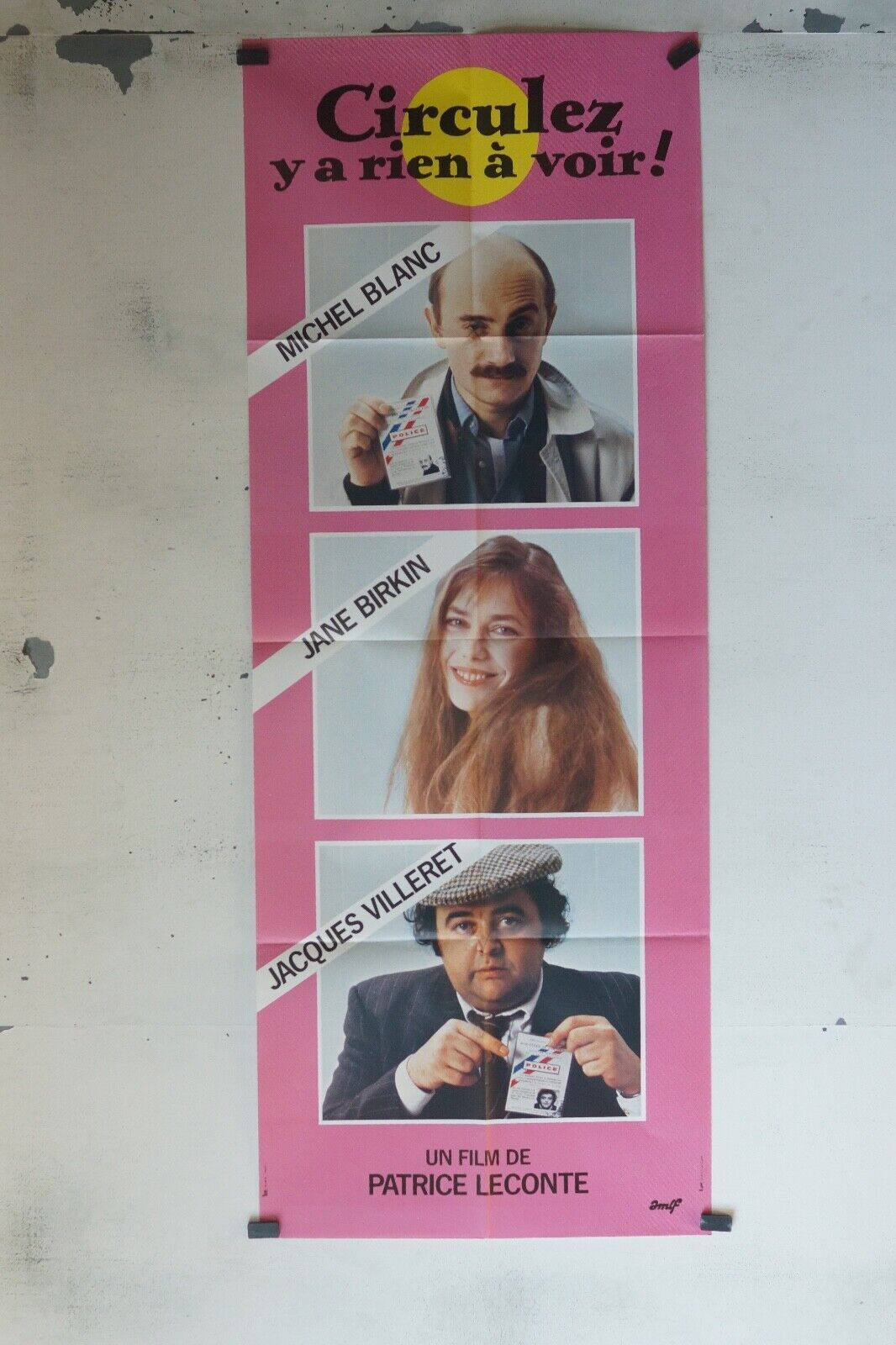 CIRCULEZ Y A RIEN À VOIR ! (60x160) MOVIE POSTER ORIGINAL PATRICE LECONTE