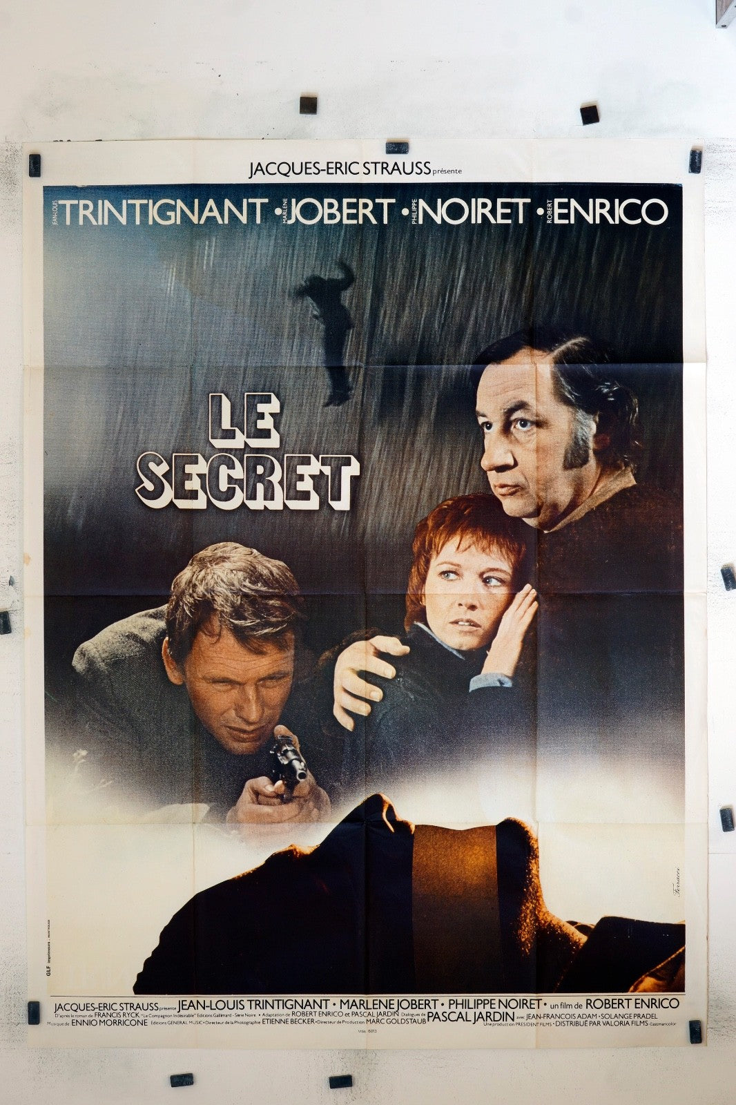 LE SECRET JEAN-LOUIS TRINTIGNANT ORIGINAL MOVIE POSTER 120x160