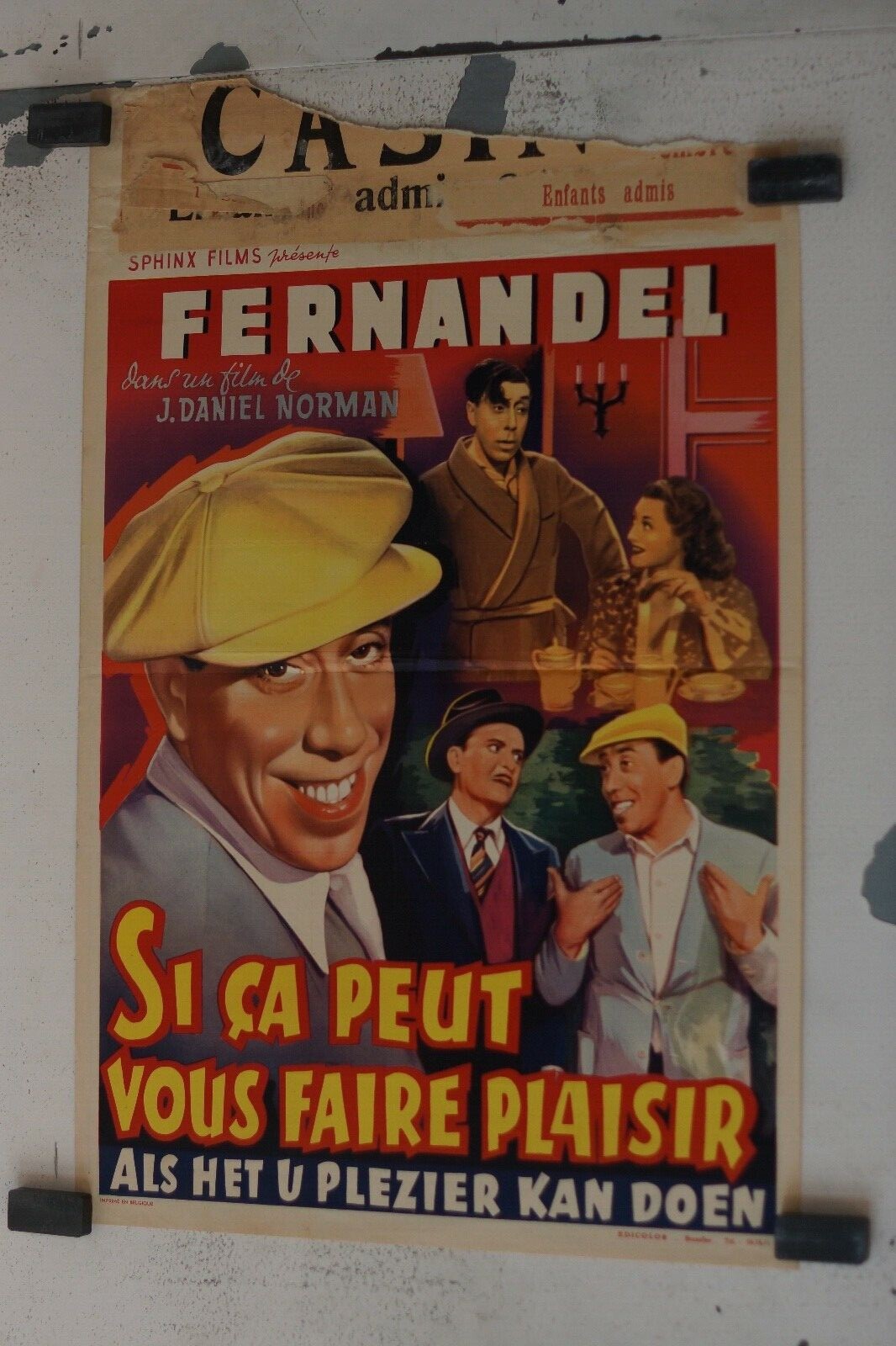 SI CA PEUT VOUS FAIRE PLAISIR (AFFICHE BELGE) ORIGINAL 30x55