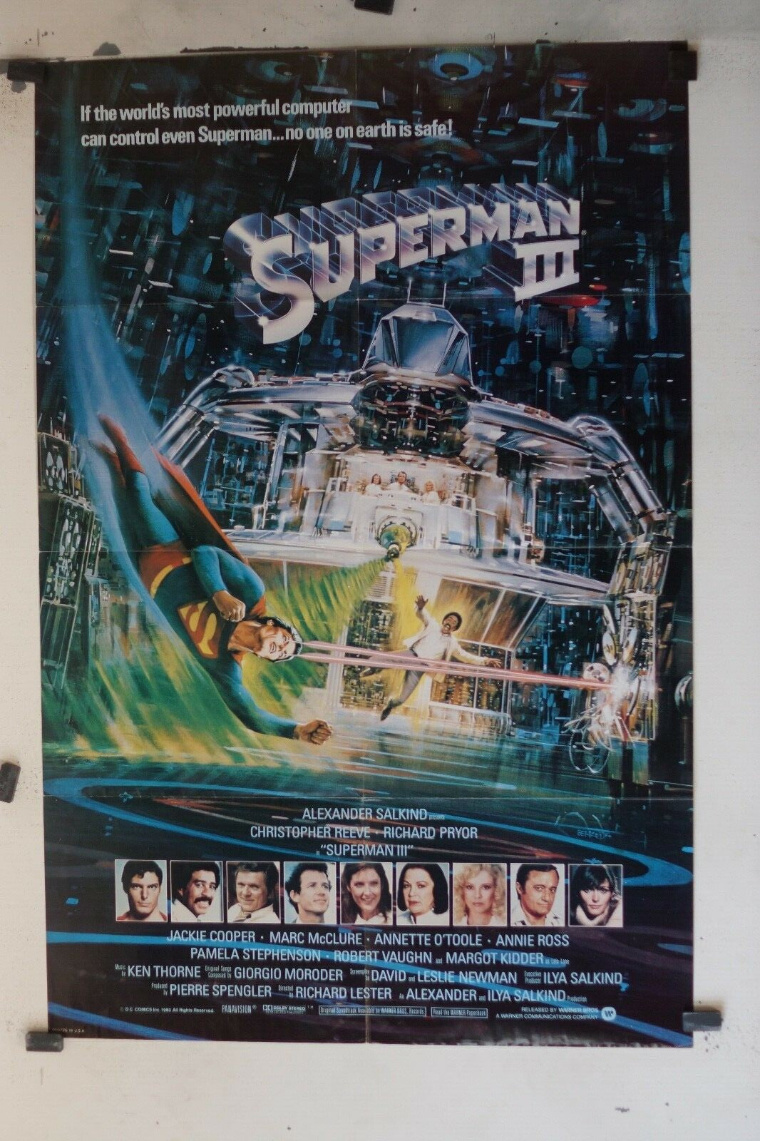 SUPERMAN III MOVIE POSTER ORIGINAL (69x103), Richard Lester, Christopher Reeve
