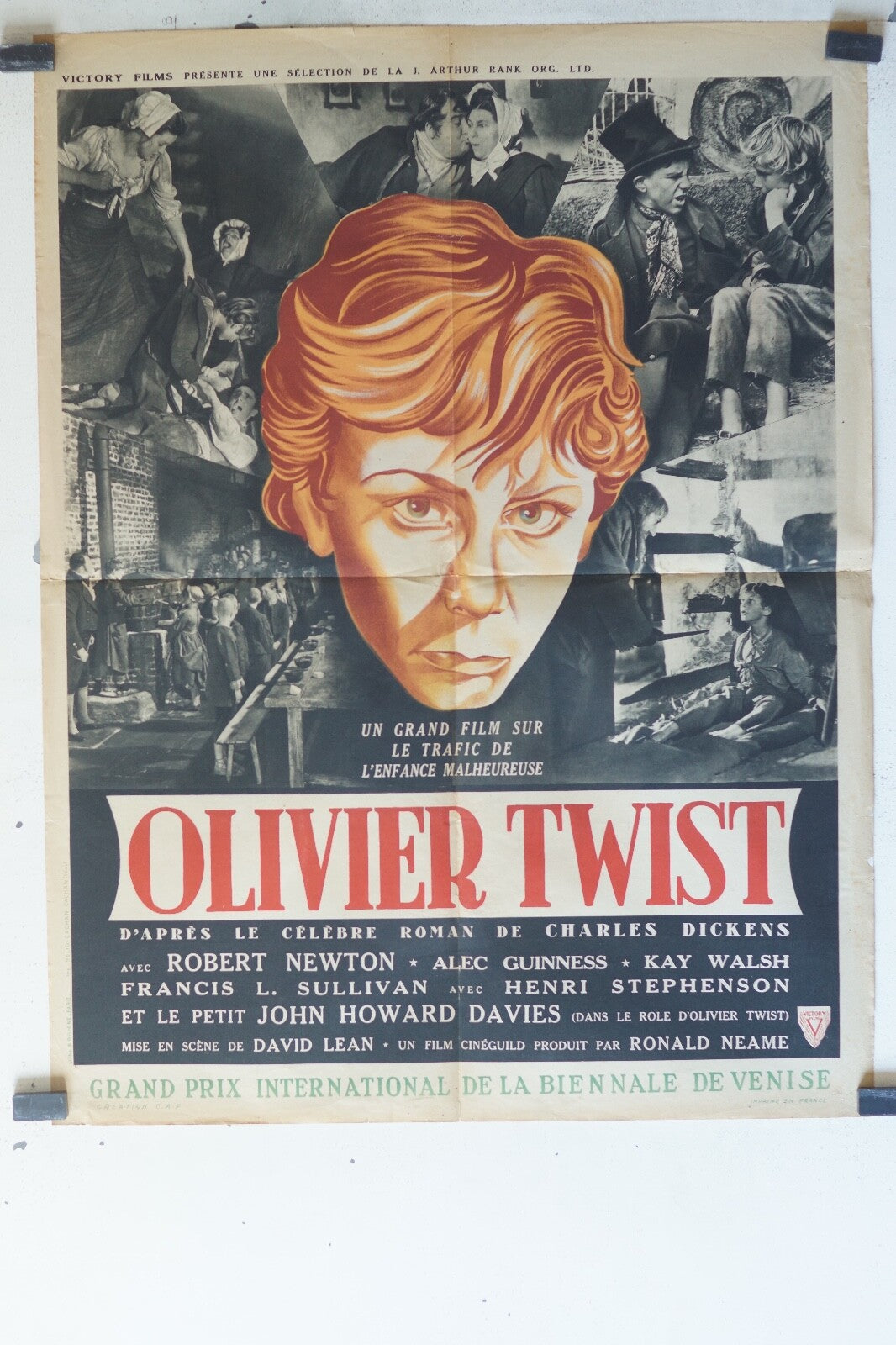 OLIVIER TWIST MOVIE POSTER ORIGINAL (60X80) Robert Newton