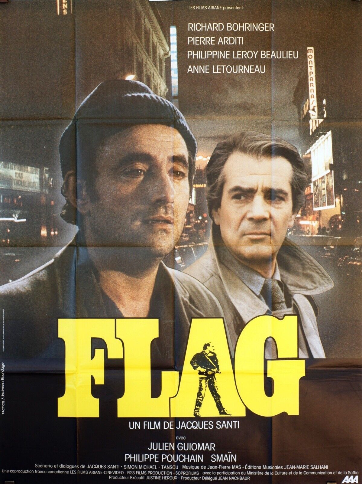 FLAG ORIGINAL MOVIE POSTER 120x160 RICHARD BOHRINGER