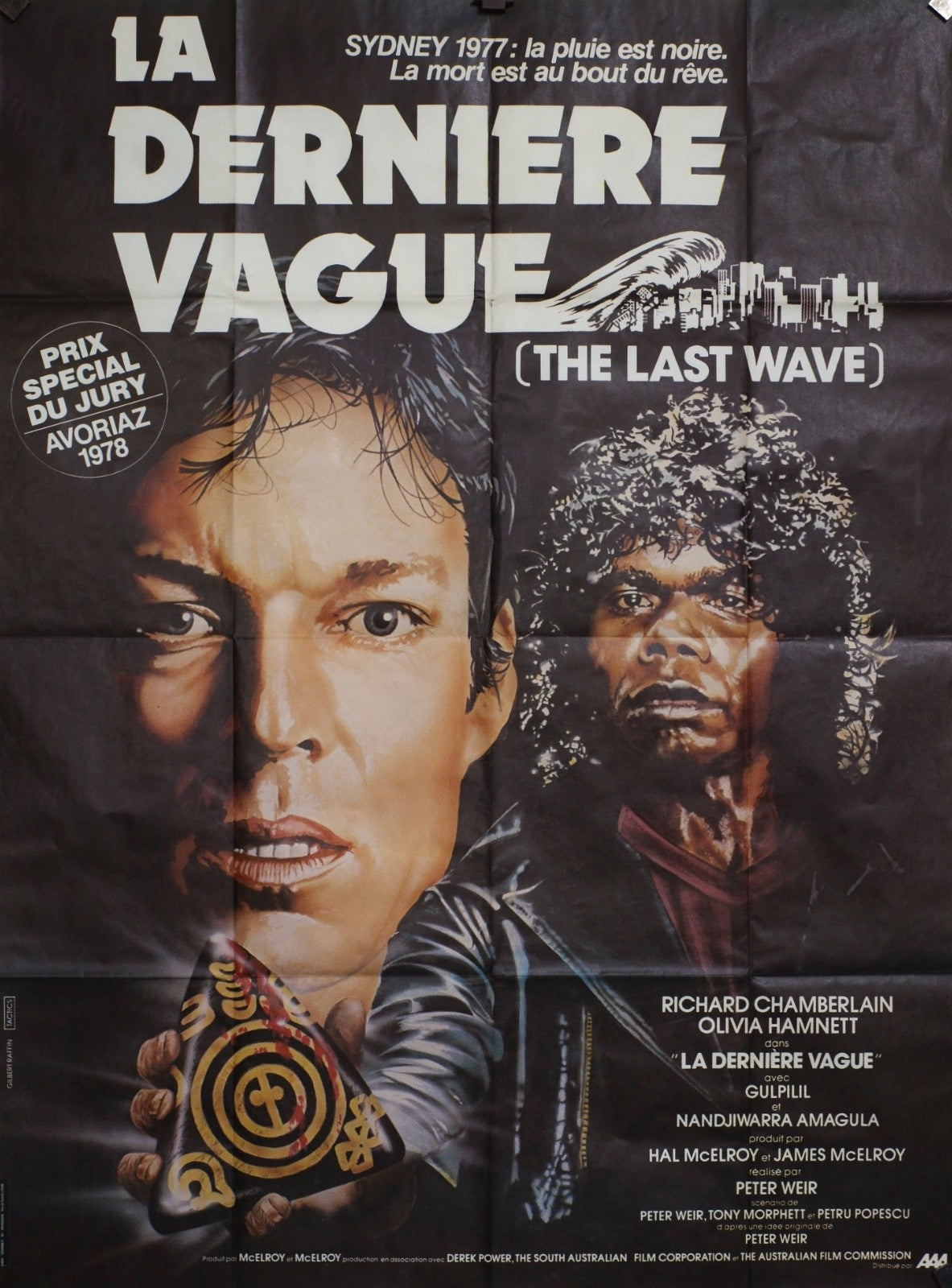 LA DERNIÈRE VAGUE RICHARD CHAMBERLAIN MOVIE POSTER ORIGINAL 120x160