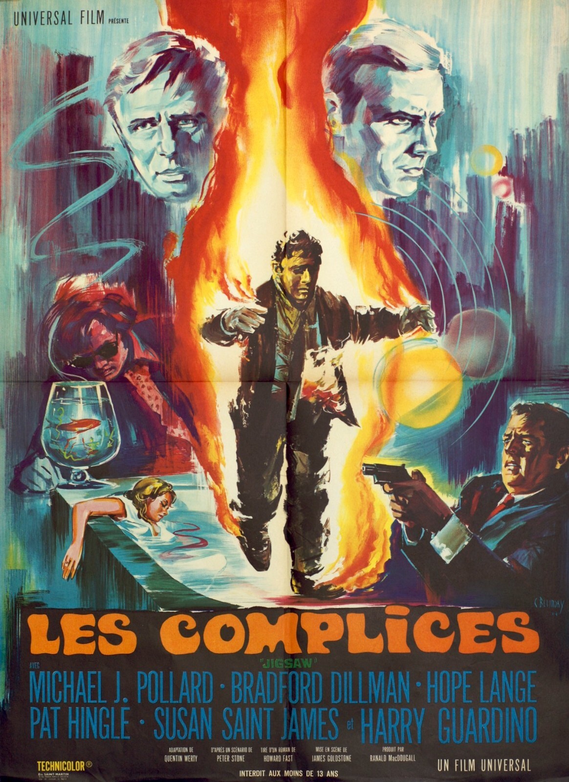 COMPLICES (LES) (60X80) JIGSAW movie poster original