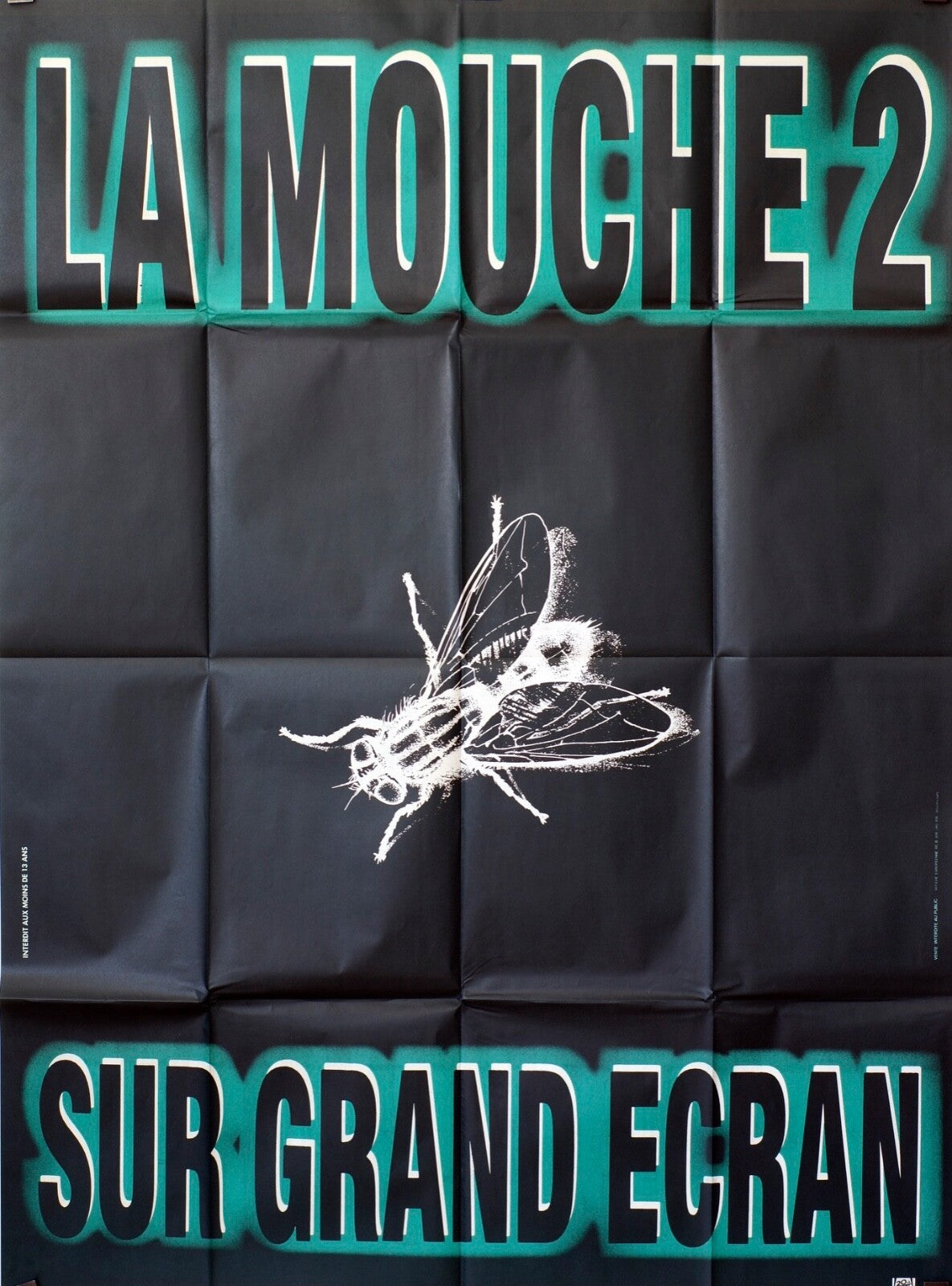 LA MOUCHE MOVIE POSTER ORIGINAL 120x160 DAVID CRONENBERG