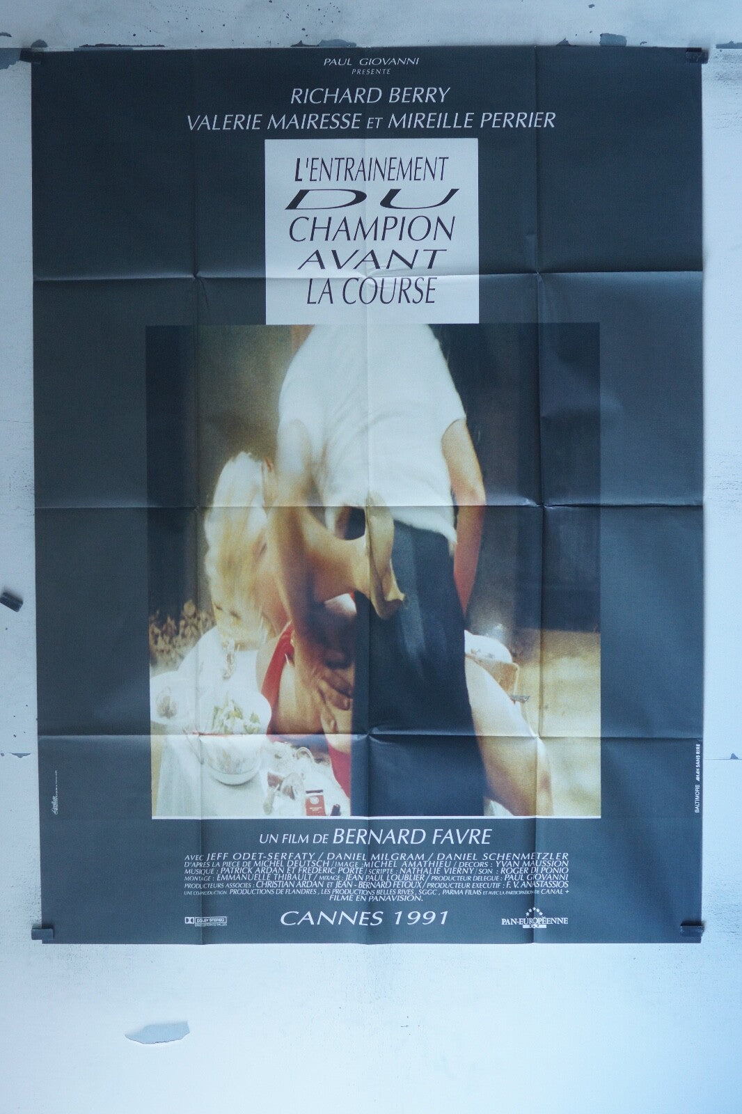 L’ENTRAINEMENT DU CHAMPION AVANT LA COURSE MOVIE POSTER ORIGINAL 120x160 RICHARD