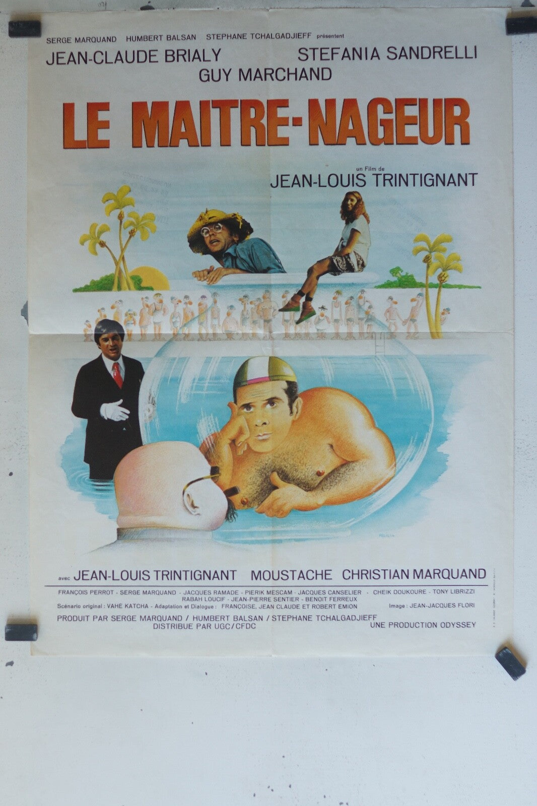 MAITRE-NAGEUR (LEMOVIE POSTER ORIGINAL (60X80) Guy Marchand , Stefania Sandrelli