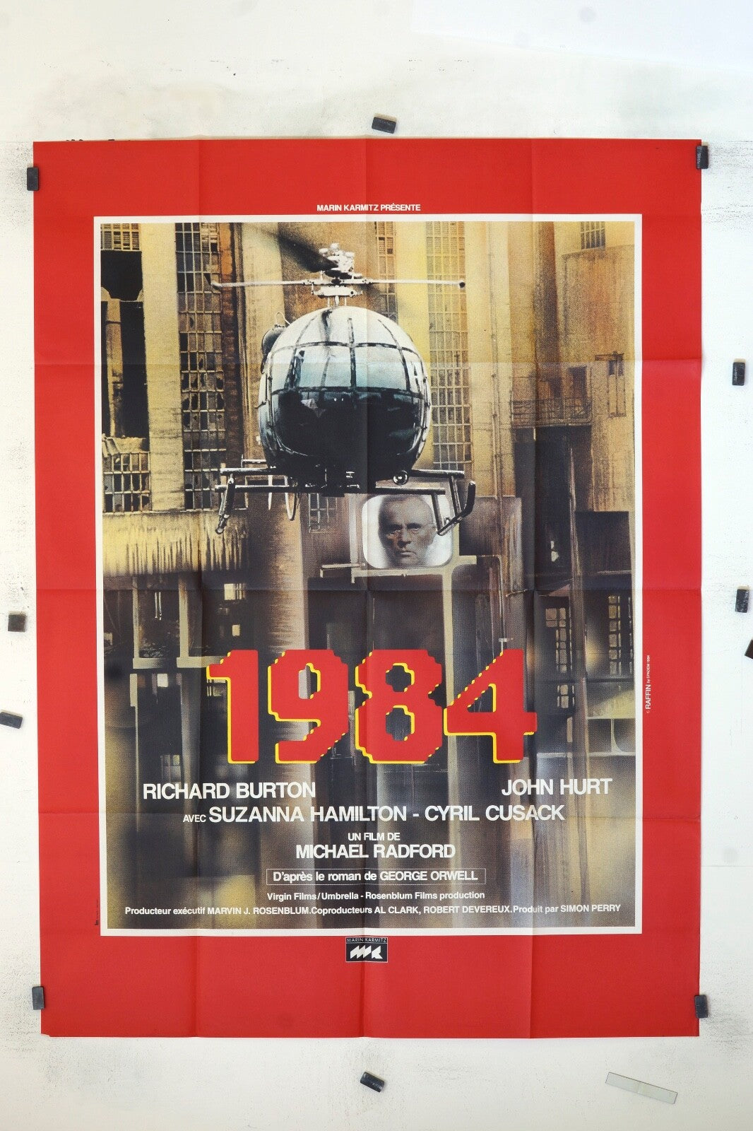 1984 RICHARD BURTON MOVIE POSTER ORIGINAL 120x160