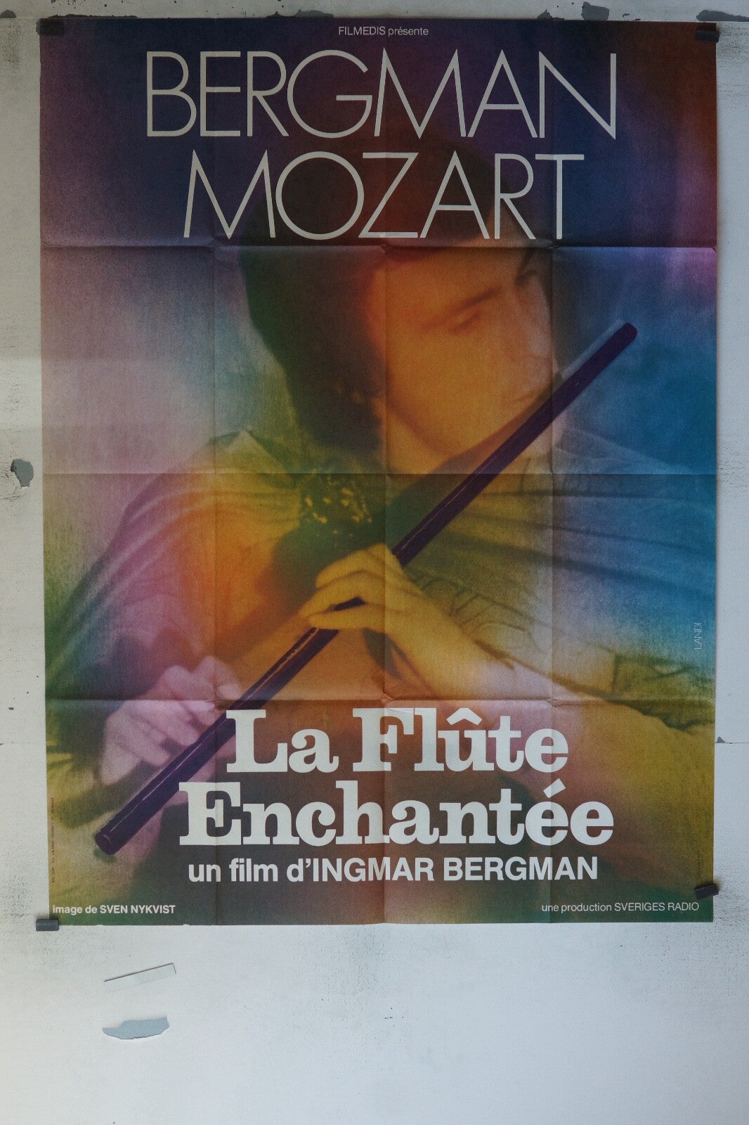 LA FLÛTE ENCHANTÉE POSTER ORIGINAL 120x160 INGMAR BERGMAN