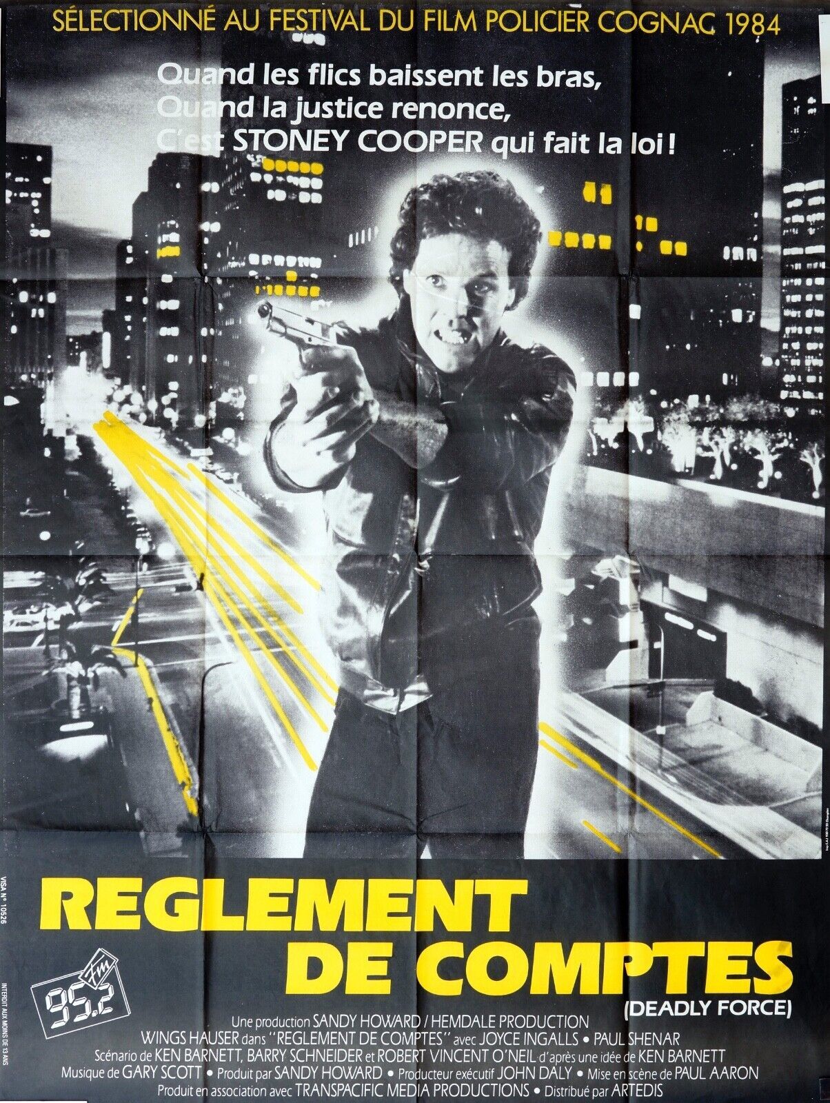 REGLEMENT DE COMPTES MOVIE POSTER ORIGINAL 120X160 JOYCE INGALLS