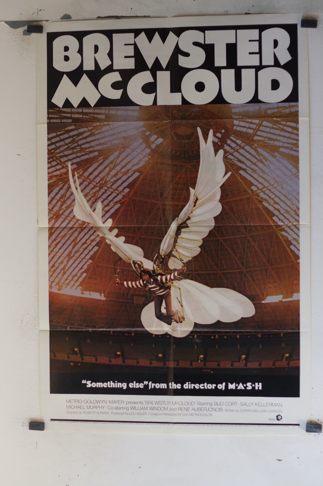 BREWSTER MC CLOUD (70X100) ORIGINAL MOVIE POSTER MICHAEL MURPHY