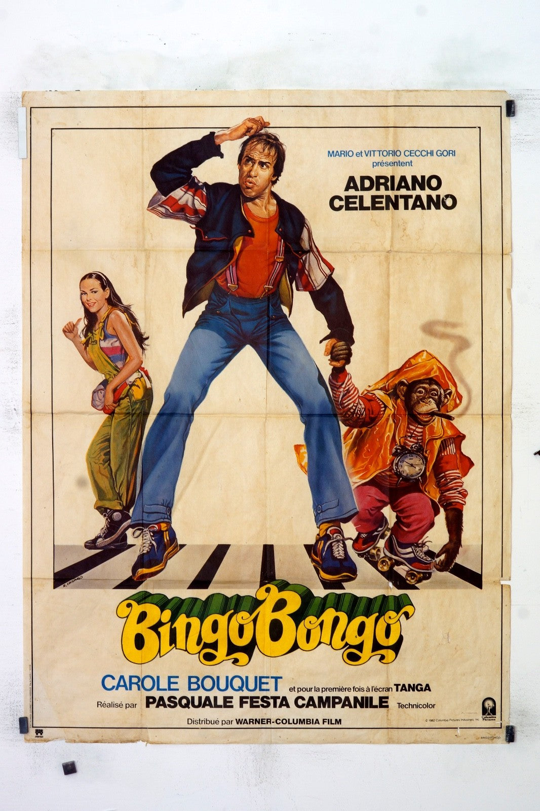 BINGO BONGO ADRIANO CELENTANO MOVIE POSTER ORIGINAL (120x160)